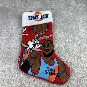 Space Jam "Tune Squad" Bugs Bunny LaBron James 16.75"‎ Christmas Stocking by Ruz